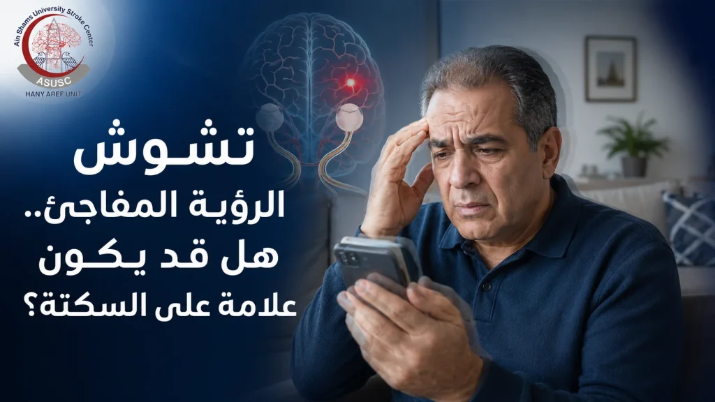 تشوش الرؤية المفاجئ وعلاقته بالسكتة الدماغية